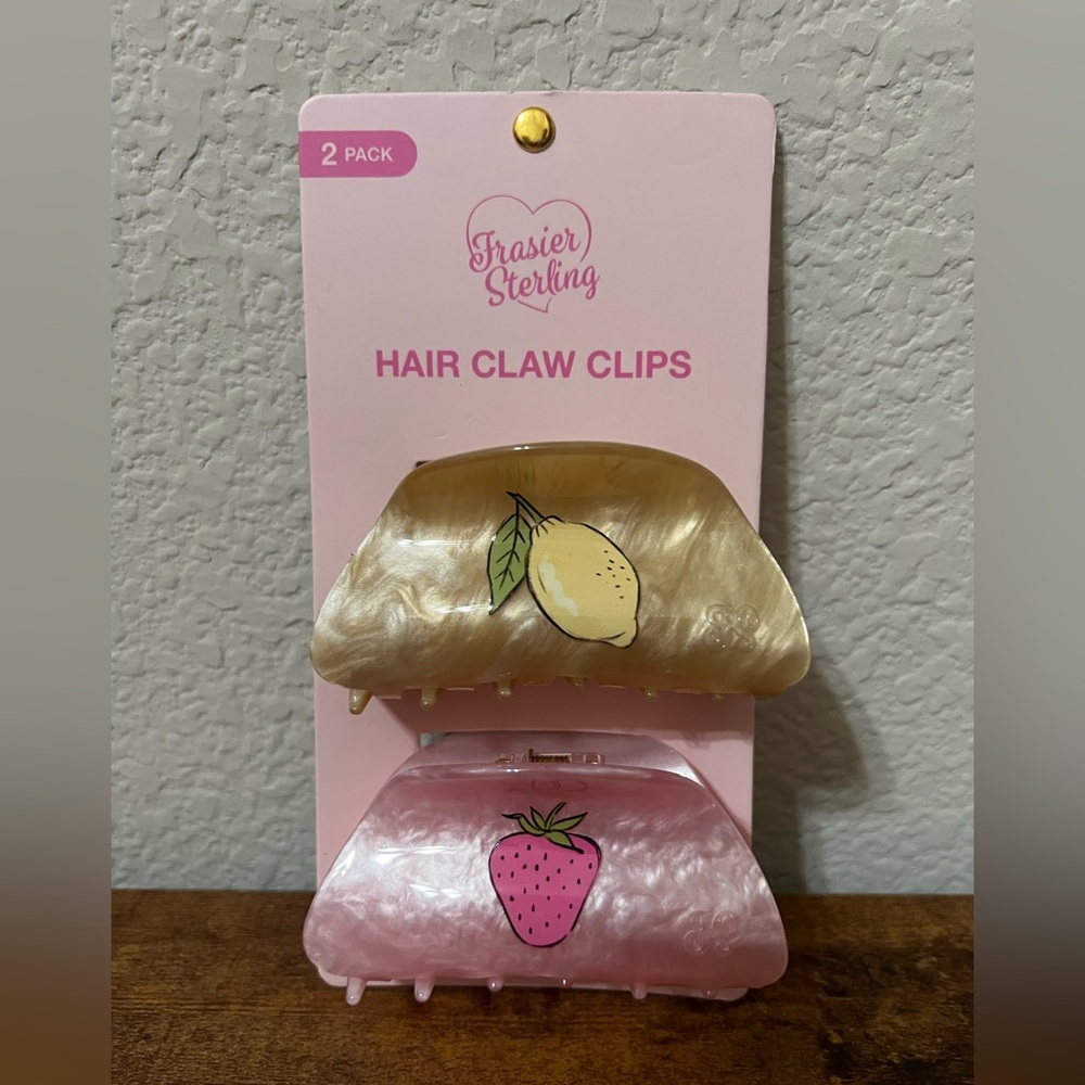 Fraiser Sterling Pink and Gold Claw Clips🍓🍋 - Picture 5 of 6